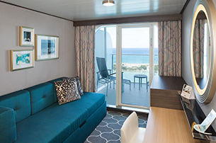 Superior Ocean View Stateroom with Balcony - Large balcony