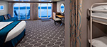 Accessible Family Ocean View Stateroom with Balcony